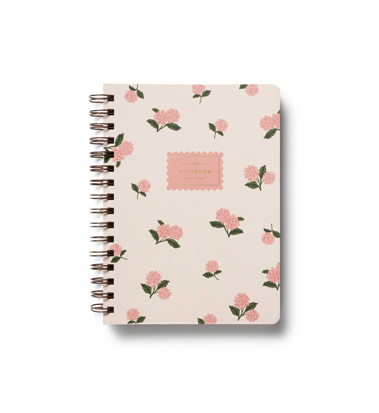 Pink Hydrangea Spiral Notebook