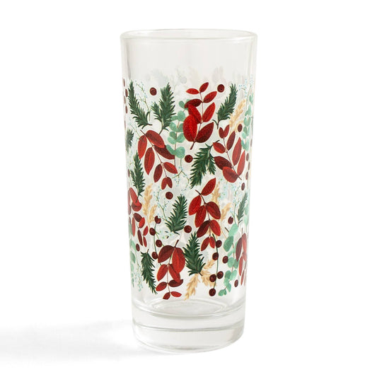 Winter Frost Tall Holiday Juice Glass