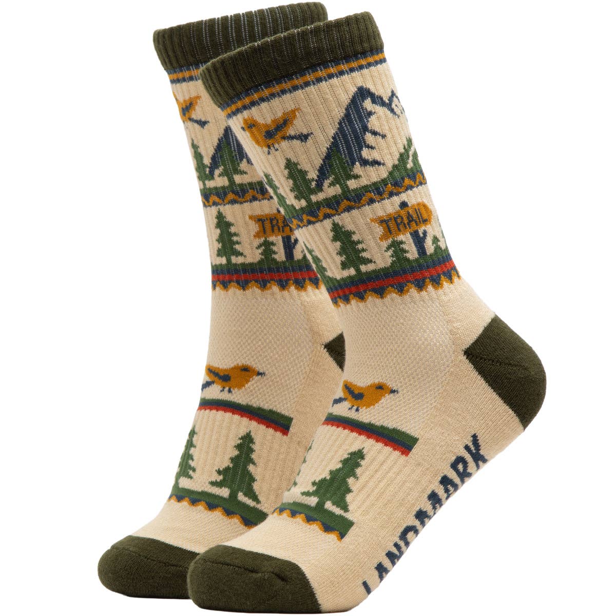 Landmark Resort Sock: S/M / Tan
