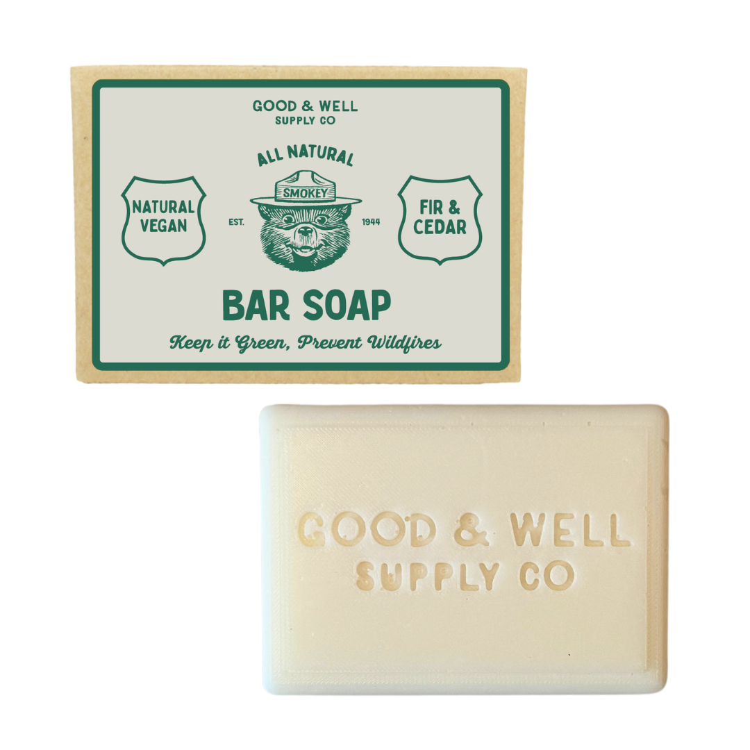 Smokey Bear Bar Soap - Fir & Cedar