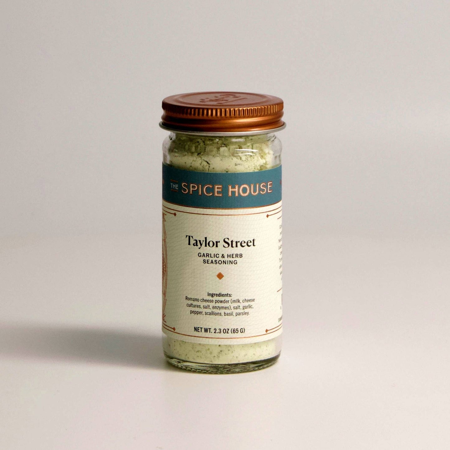 Taylor Street Garlic & Herb: Jar, 1/2 Cup, 2.3 oz.