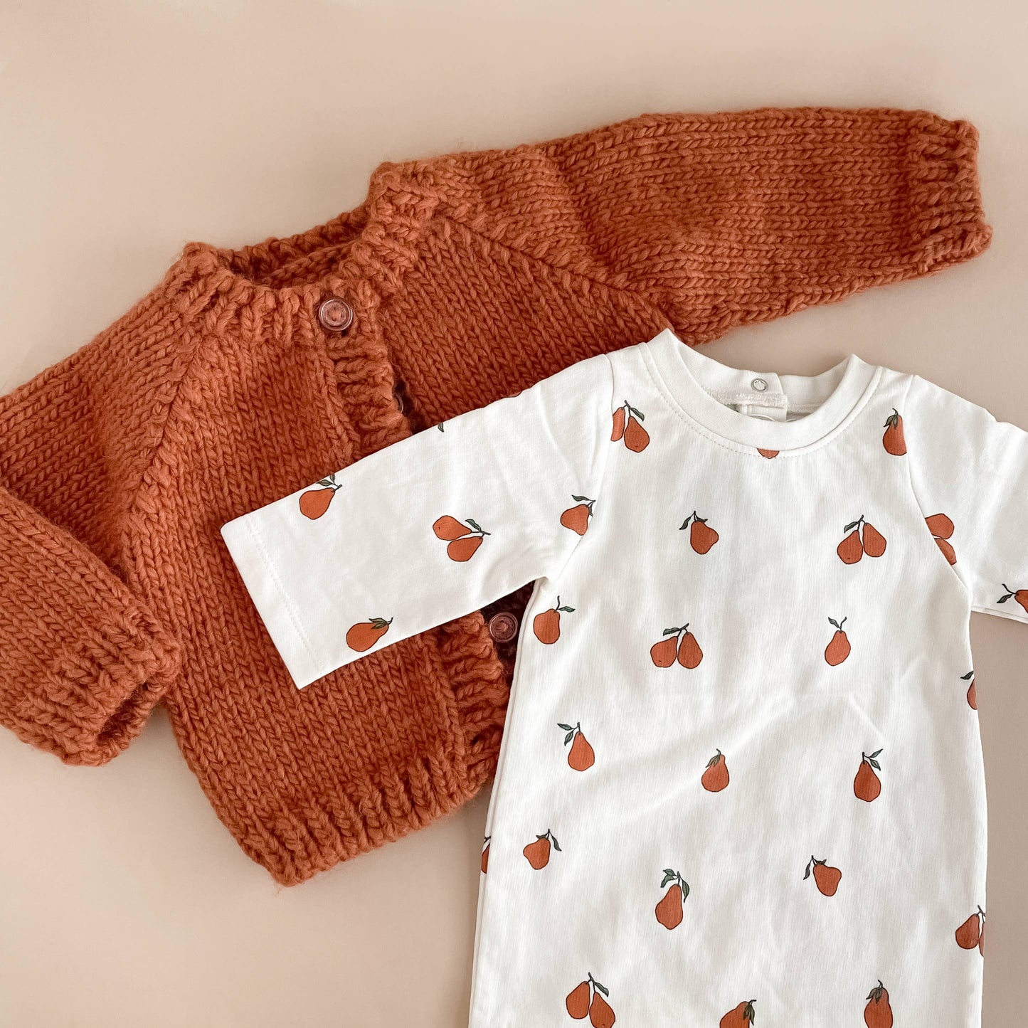 Classic Cardigan, Cinnamon | Baby Sweater Kids Clothing: 2-4 yrs