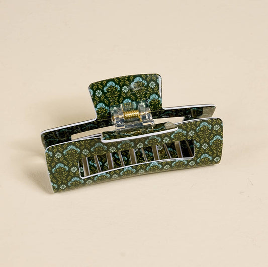 Claw Clip–Everbloom Forest Green