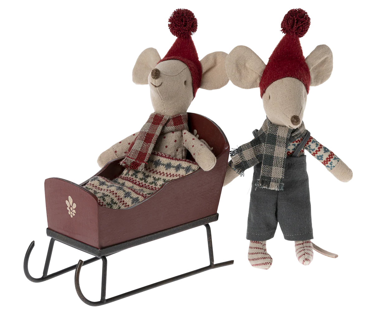 Sleigh, Mouse - Red