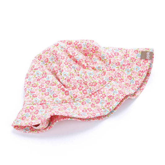 Blooming Meadow Bucket Sun Hat- Multi-pink: M ( 2-6Y)