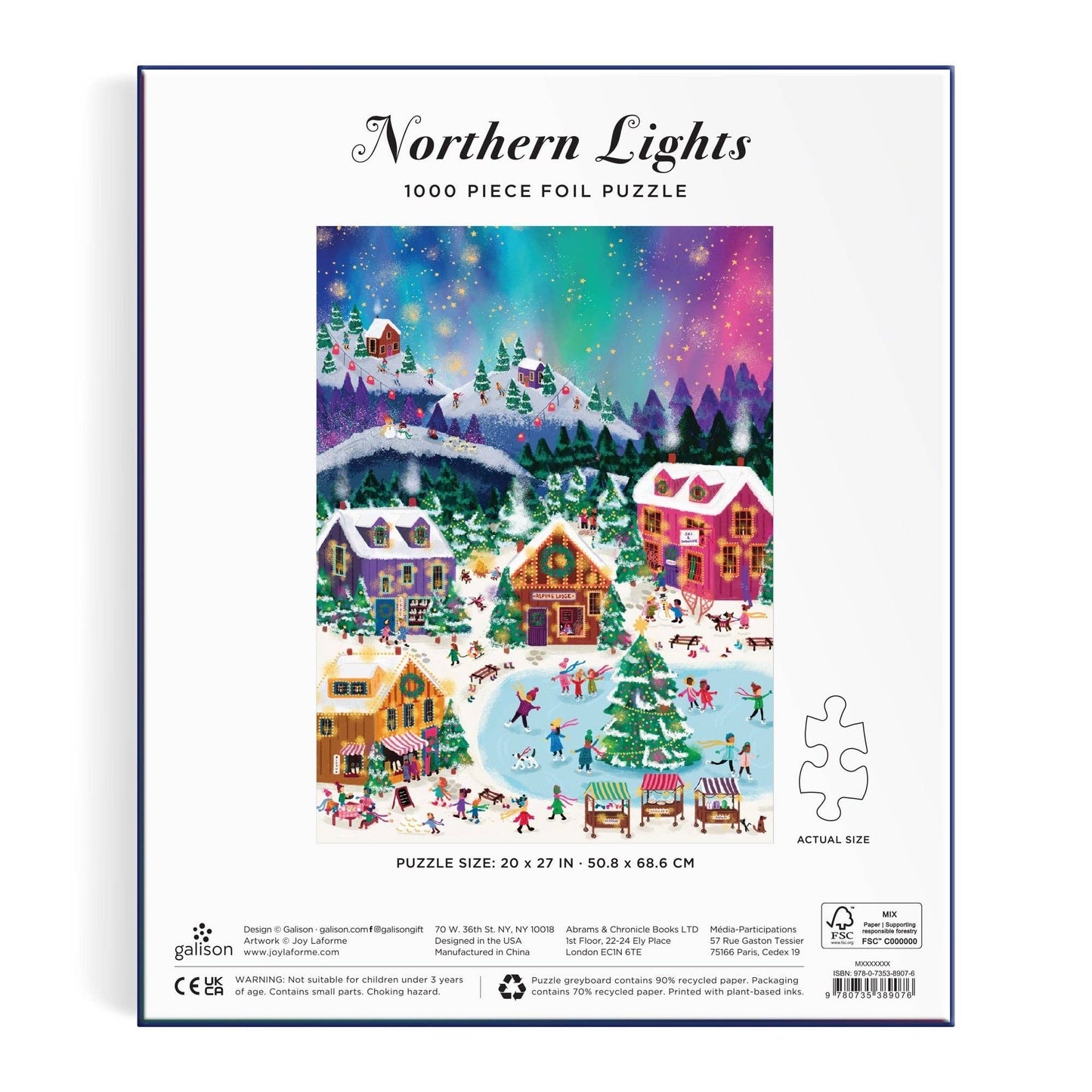 Joy Laforme Northern Lights 1000 Piece Foil Puzzle