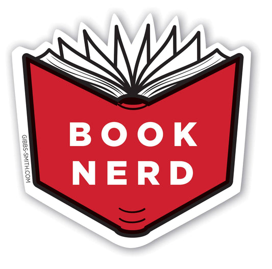 Red Book Nerd Sticker