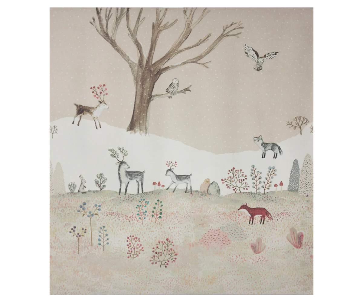 Gift wrap, 10 m - Winter wonderland