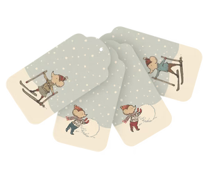 Christmas gift tags, 12 pcs
