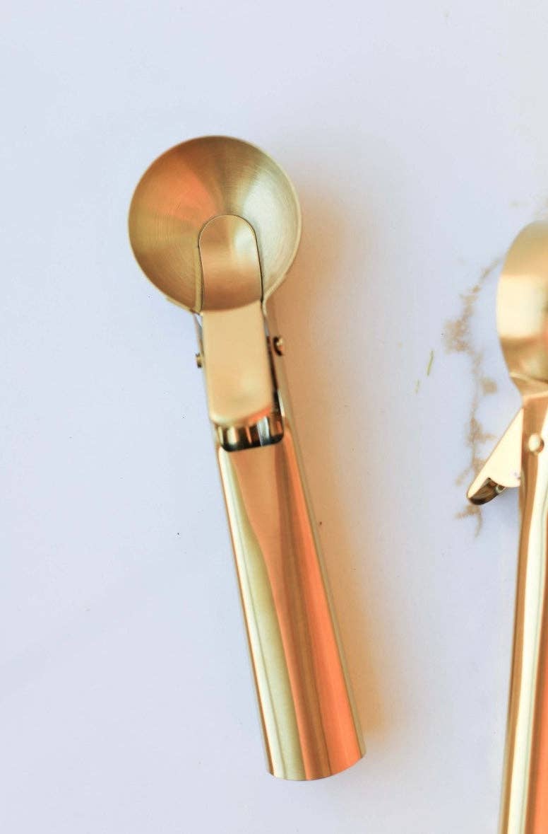 Auric Gold Lightweight Stainless Steel Ice Cream Scoop