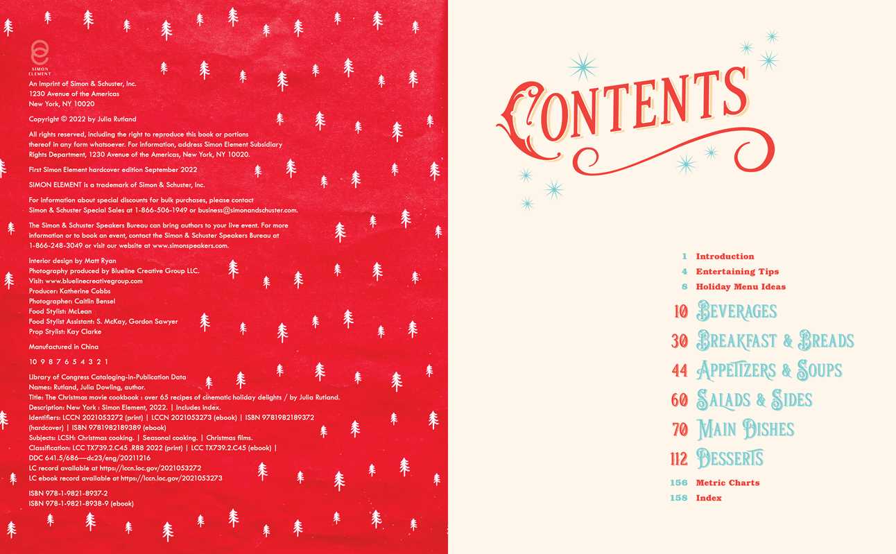 Christmas Movie Cookbook by Julia Rutland: Hardcover; 176 pages / English