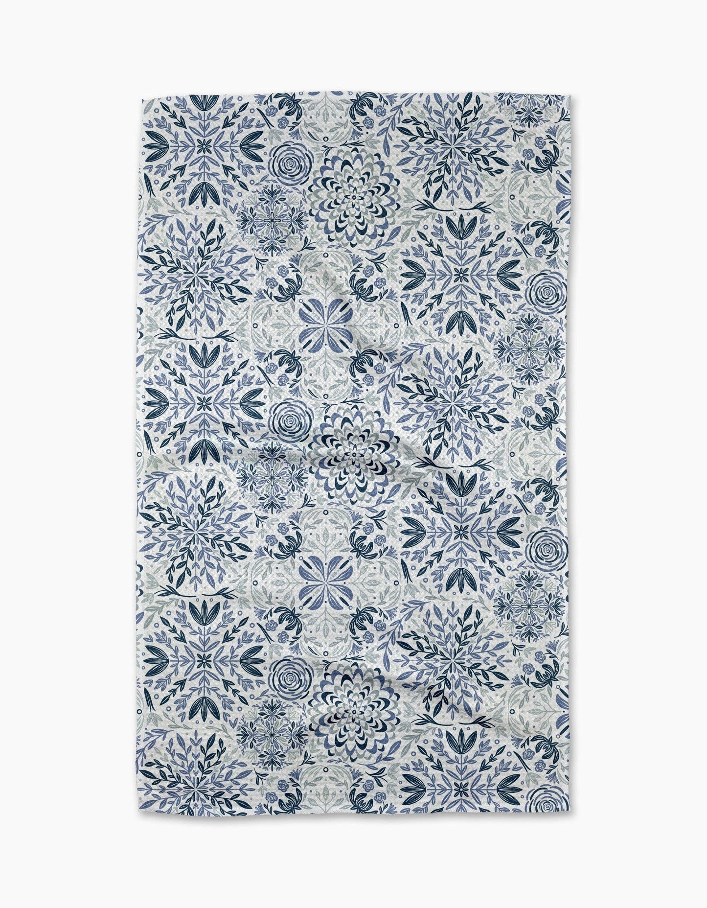Floral Medallions Tea Towel