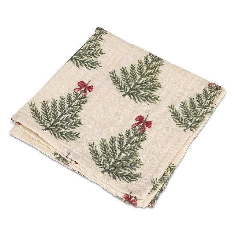 Christmas Tree with Bows Napkin