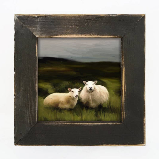 Two Sheep Pasture: Black / Small