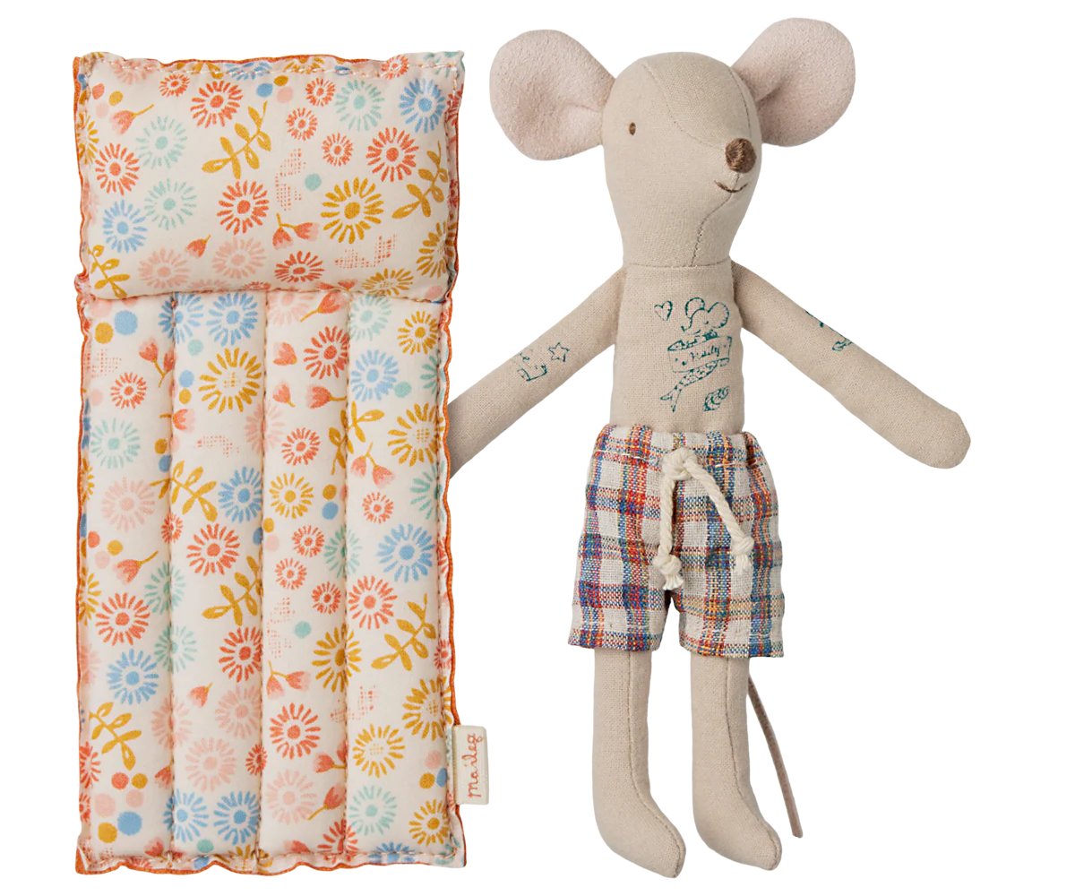 Beach mouse with air mattress, Dad  - Flower