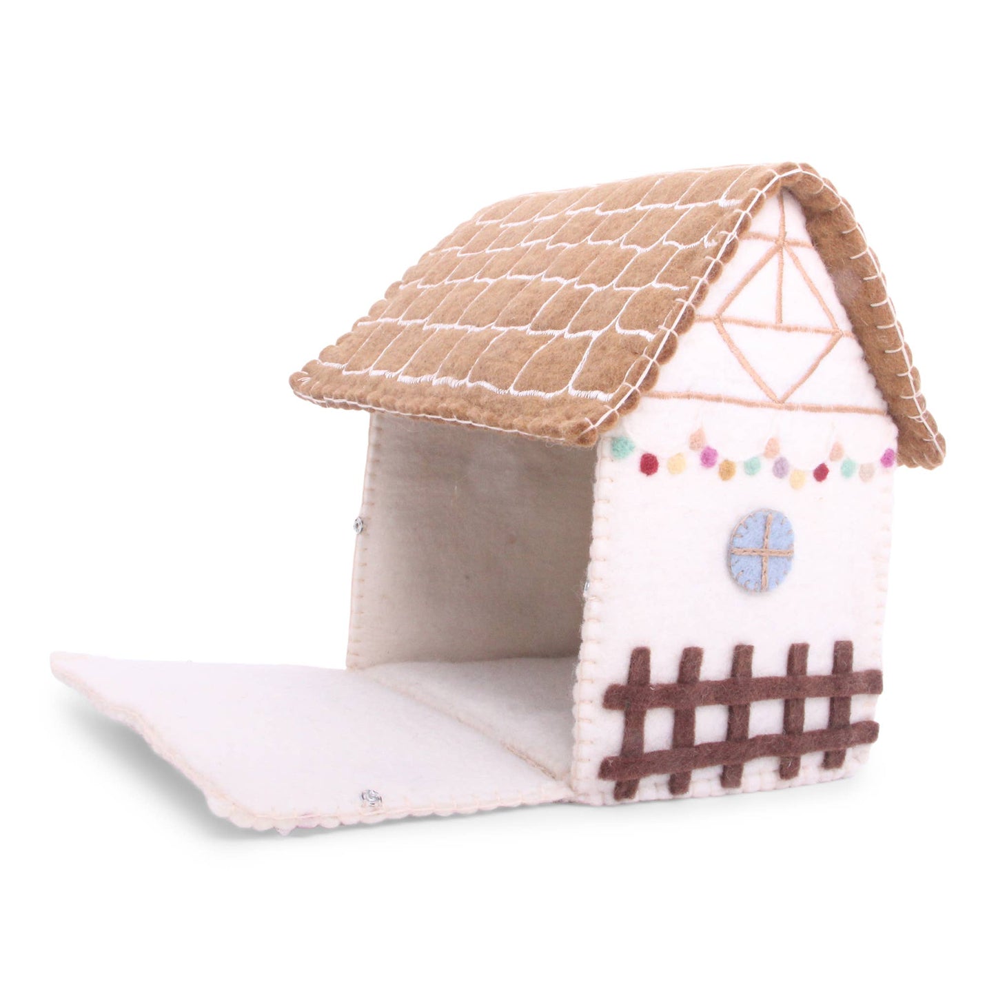 House w/String Light Garland