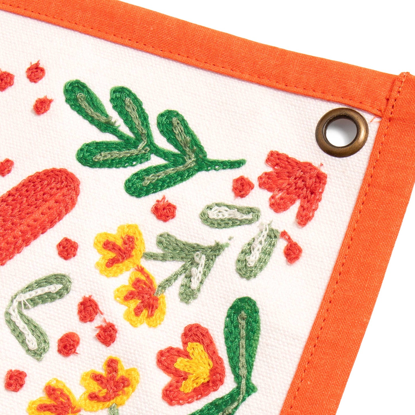 Library Embroidered Canvas Banner