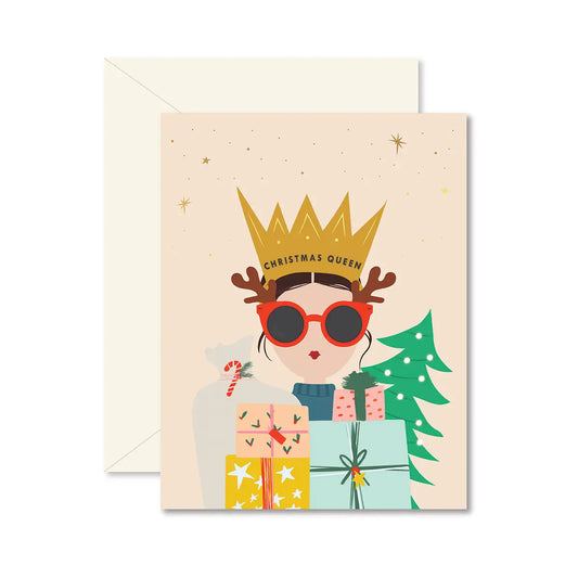 Christmas Queen Greeting Card