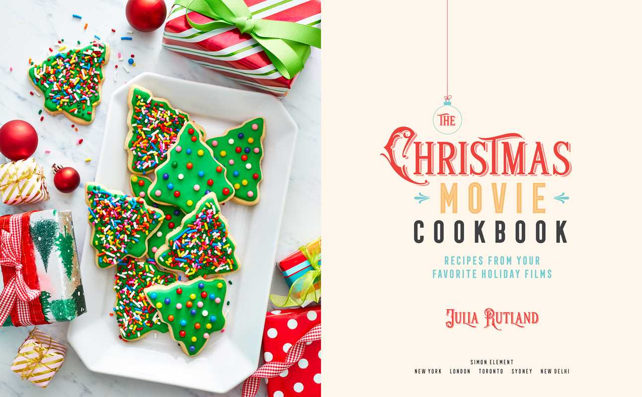 Christmas Movie Cookbook by Julia Rutland: Hardcover; 176 pages / English