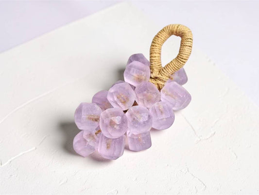 Crystal Grape Shape Handmade Soap: Lavender