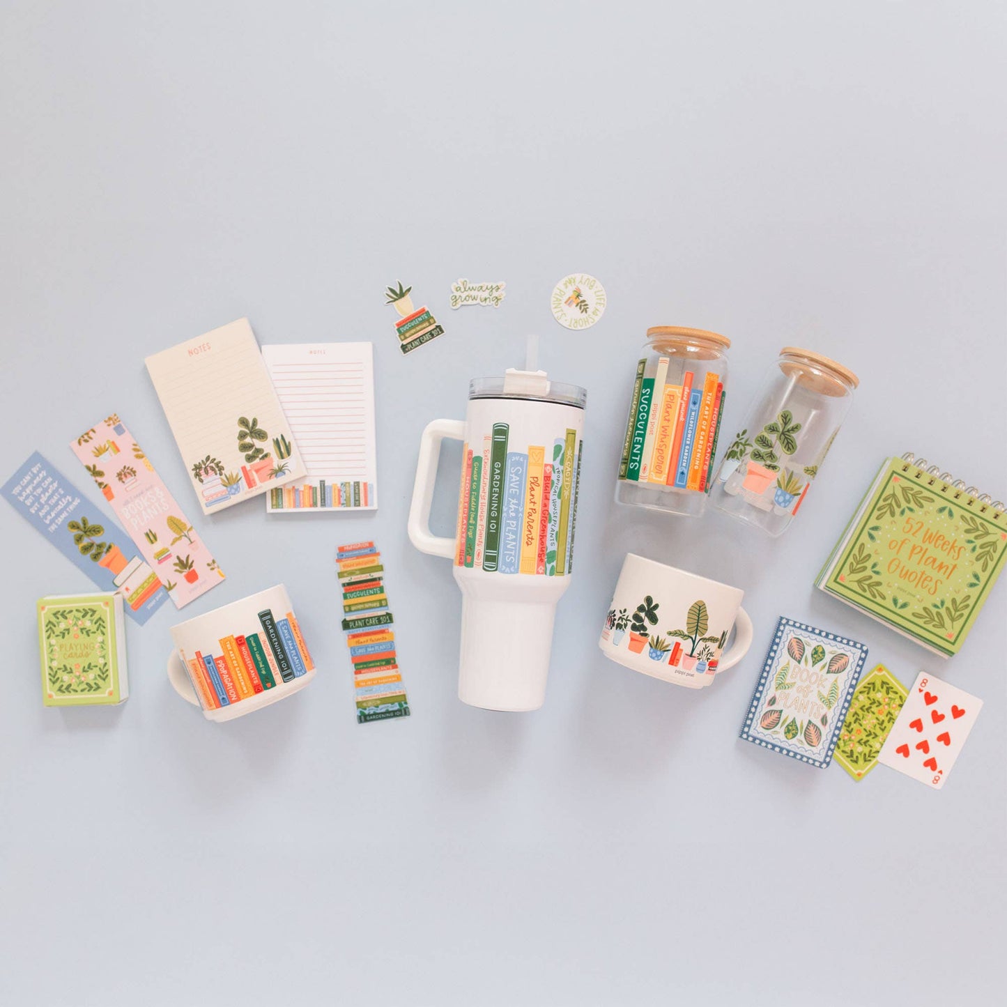 Plant Books 4x6 Notepad