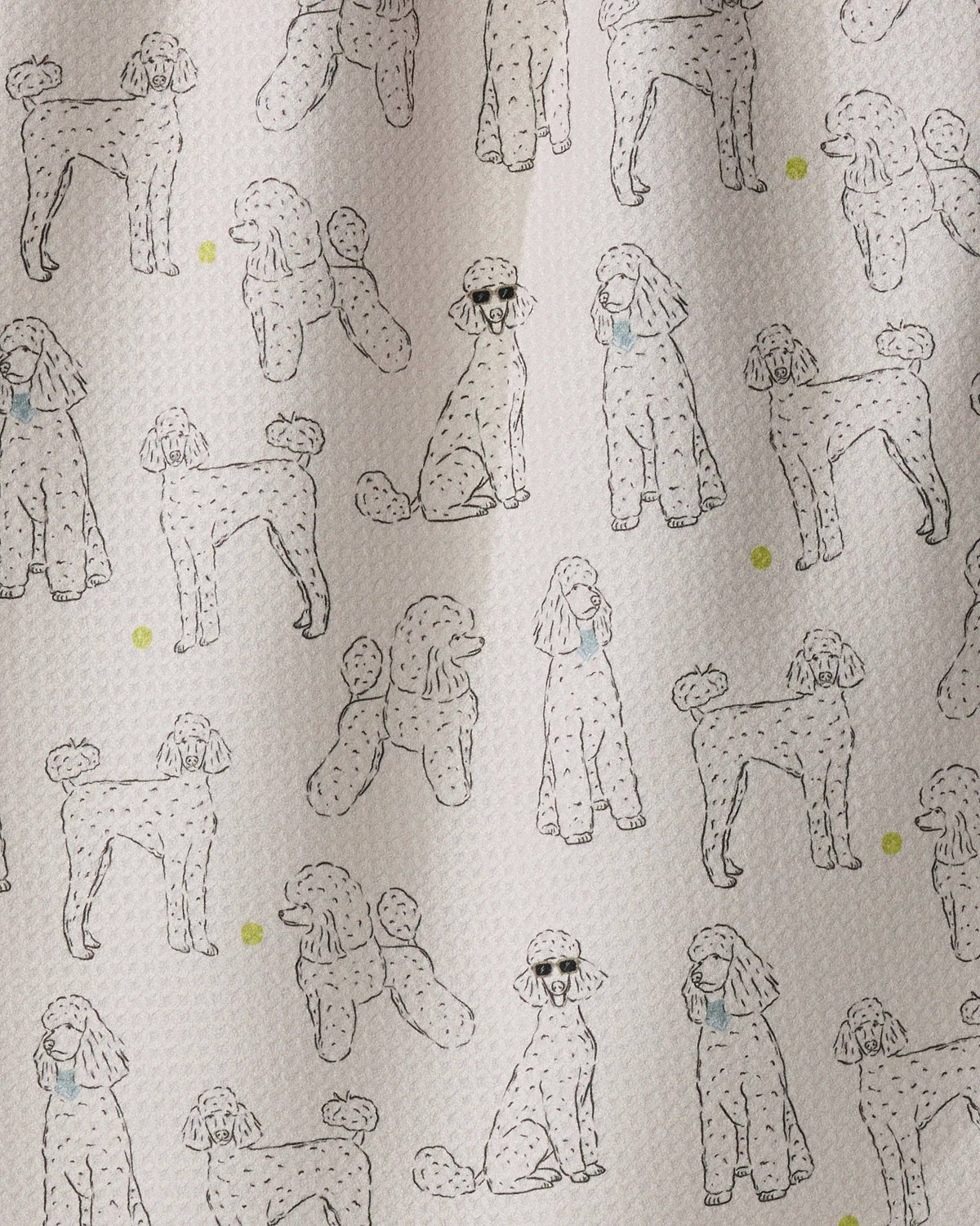 Poodle Party Tea Towel: Storm