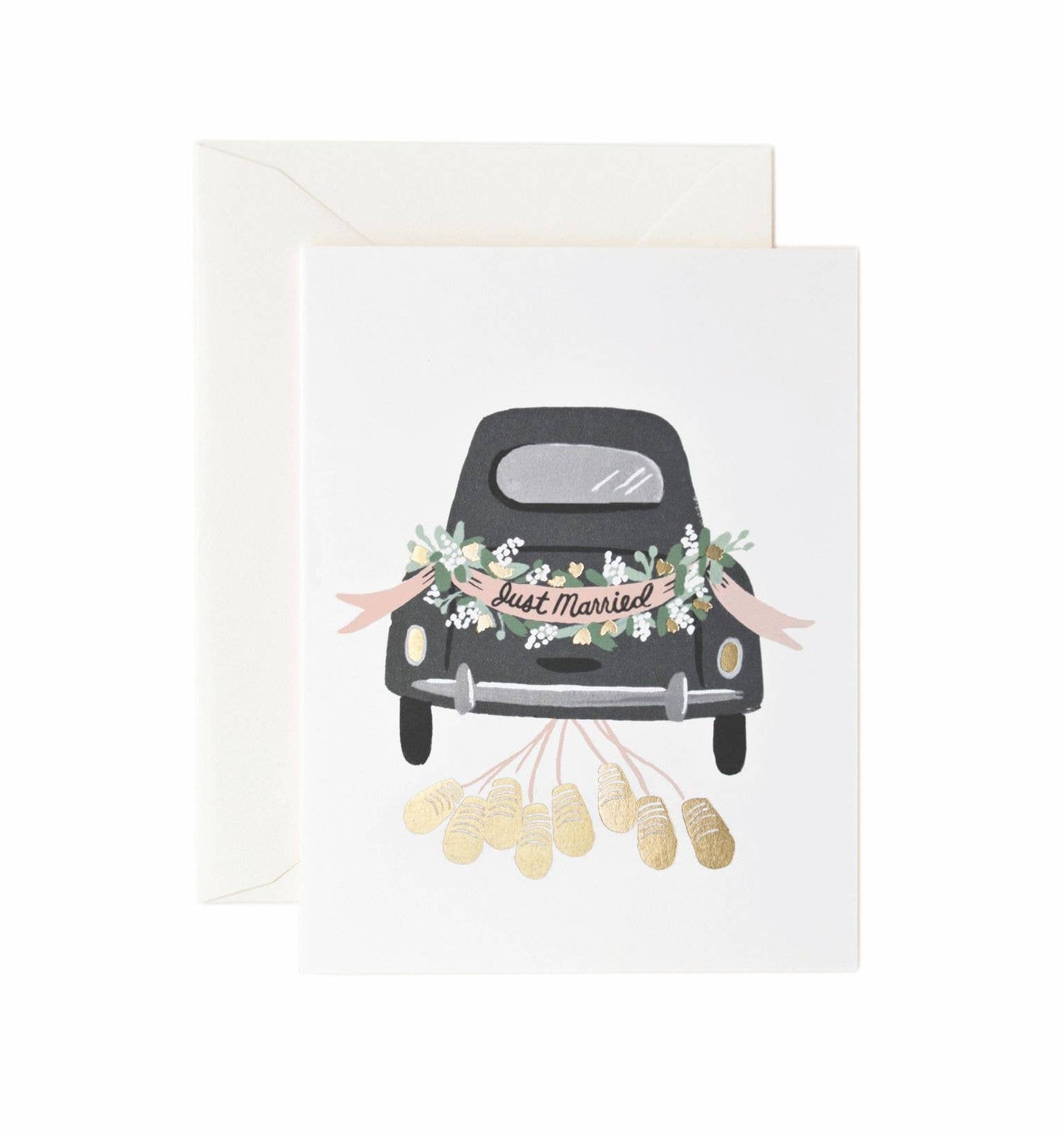 Just Married Getaway Card