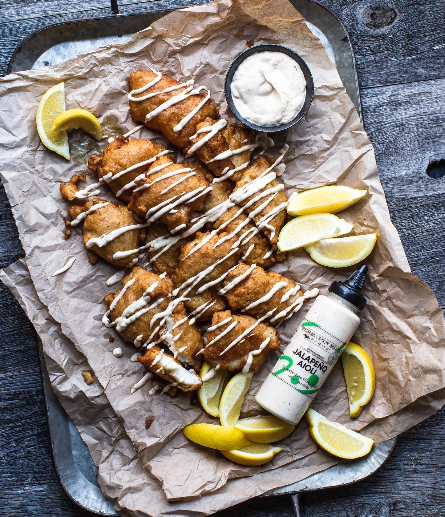 Jalapeno Aioli Squeeze Garnishing Sauce