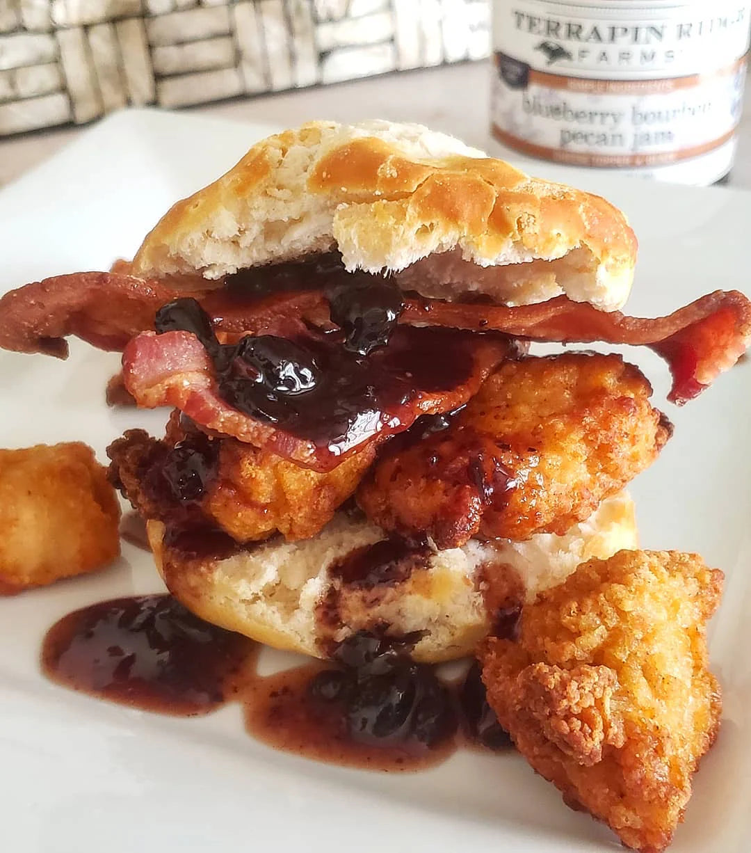 Blueberry Bourbon Pecan Jam - 11 oz
