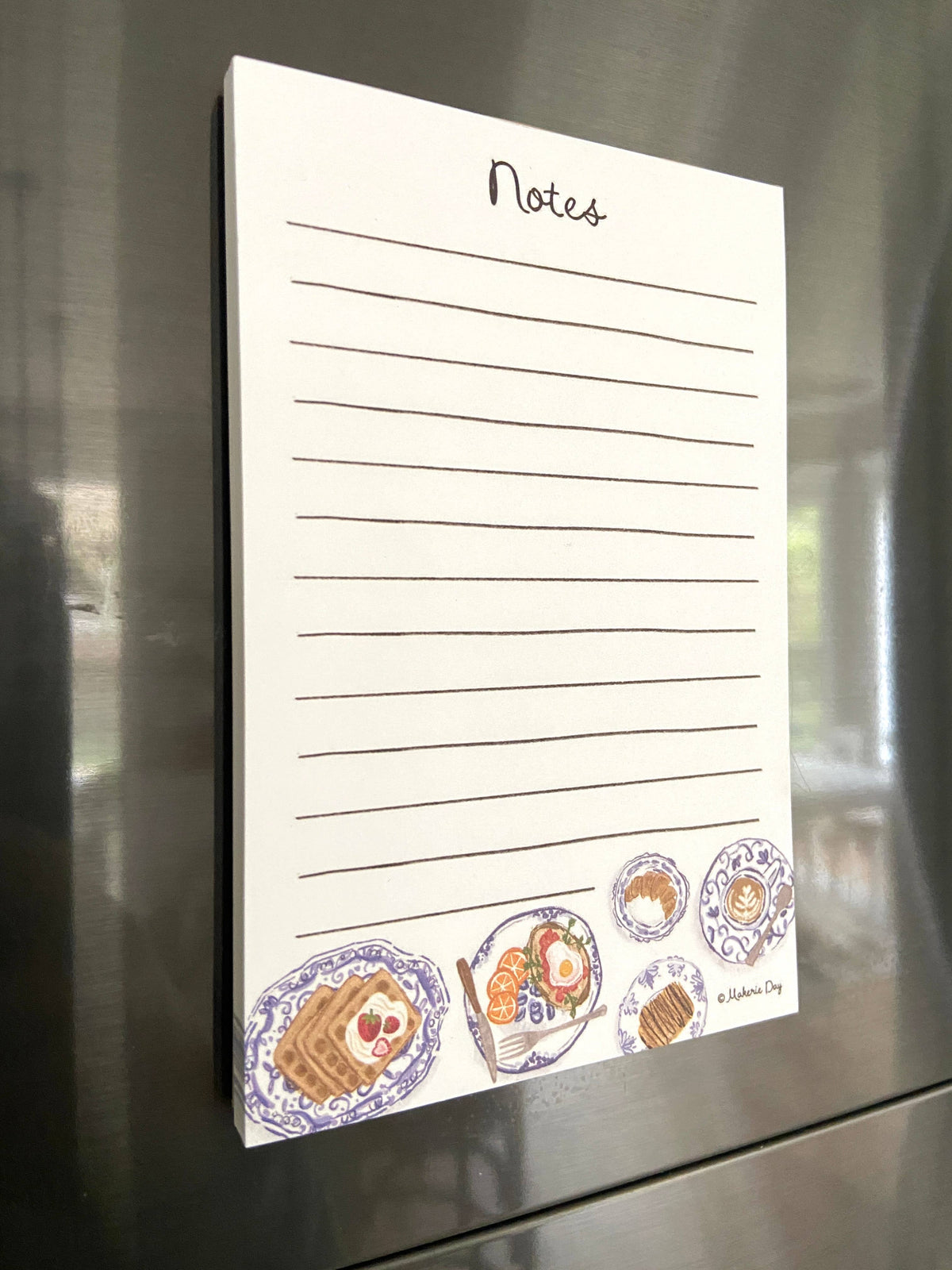 Brunch Memo Pad - Chinoiserie Design