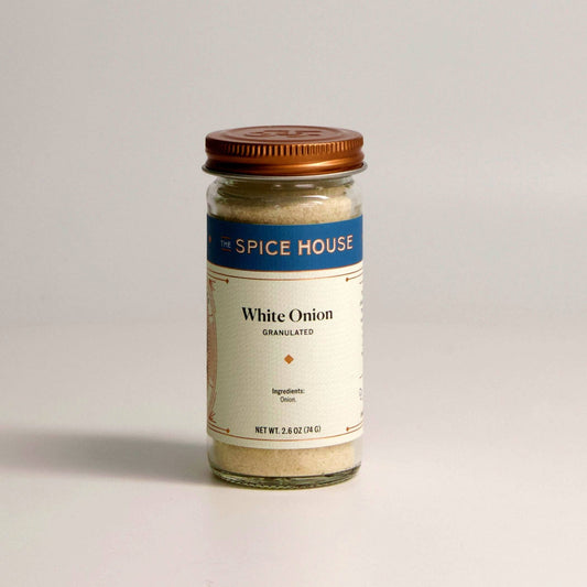 Onion, White Granulated: Jar, 1/2 Cup, 2.6 oz.