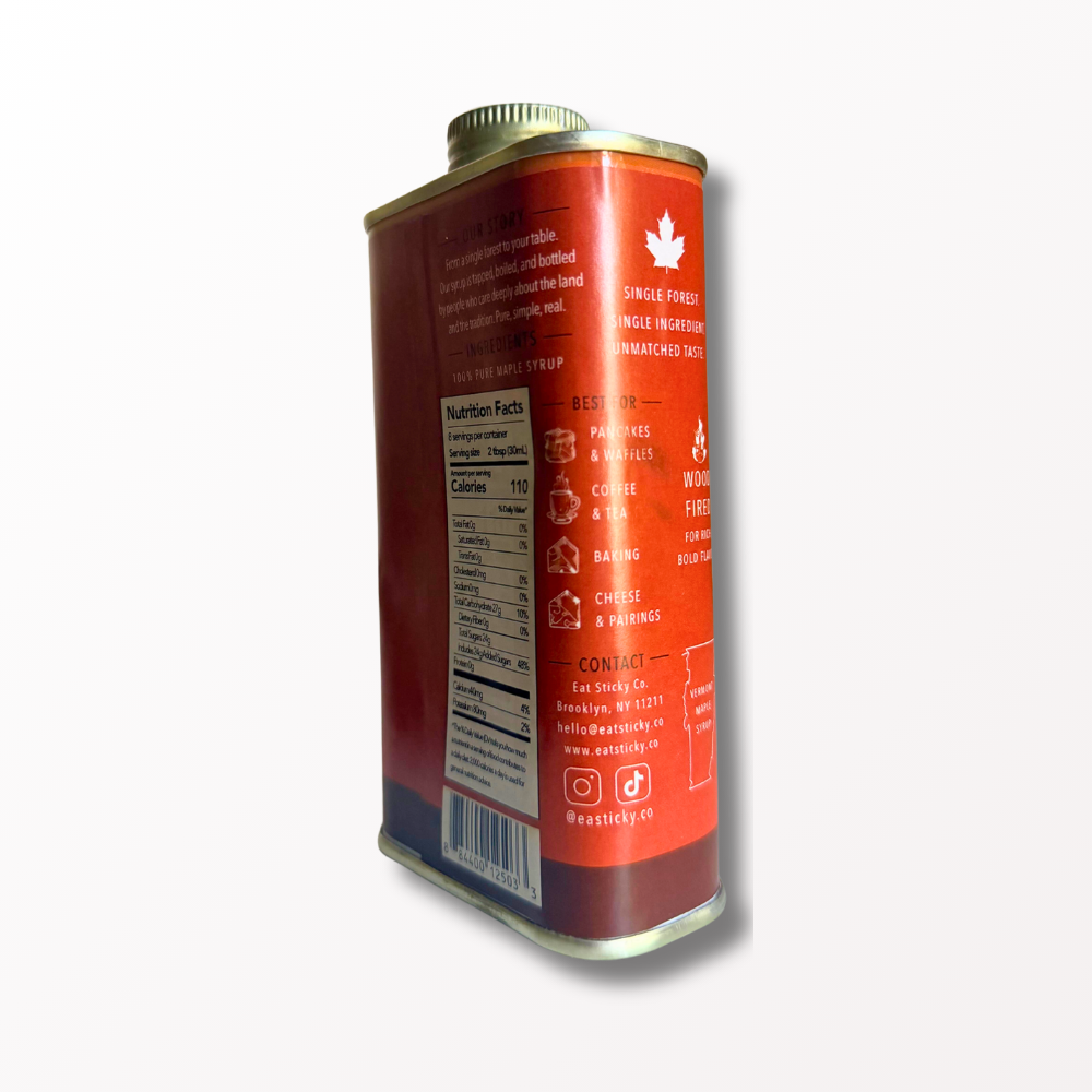 Sticky Amber Maple Syrup: 8oz