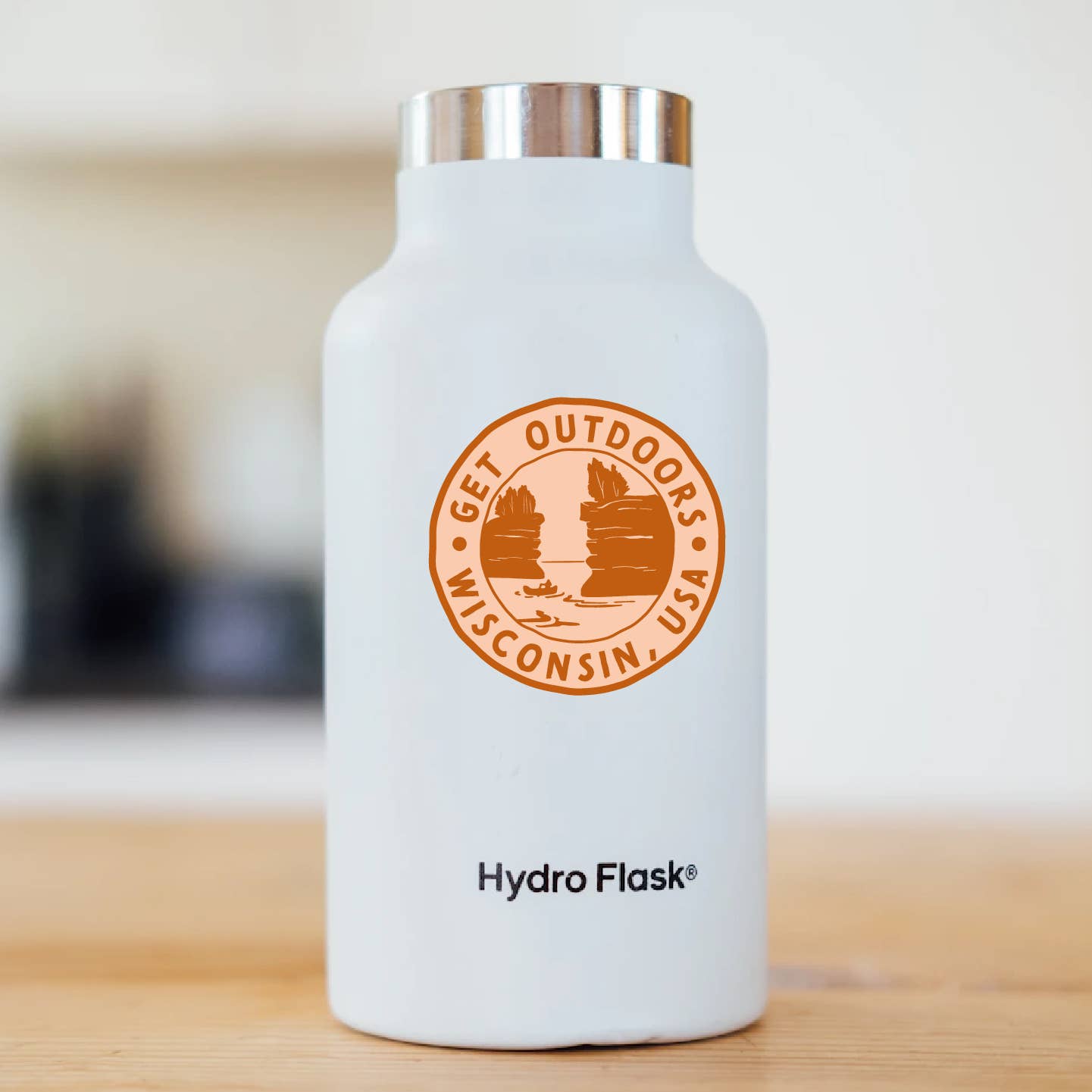 Get Outdoors WI Vinyl Sticker