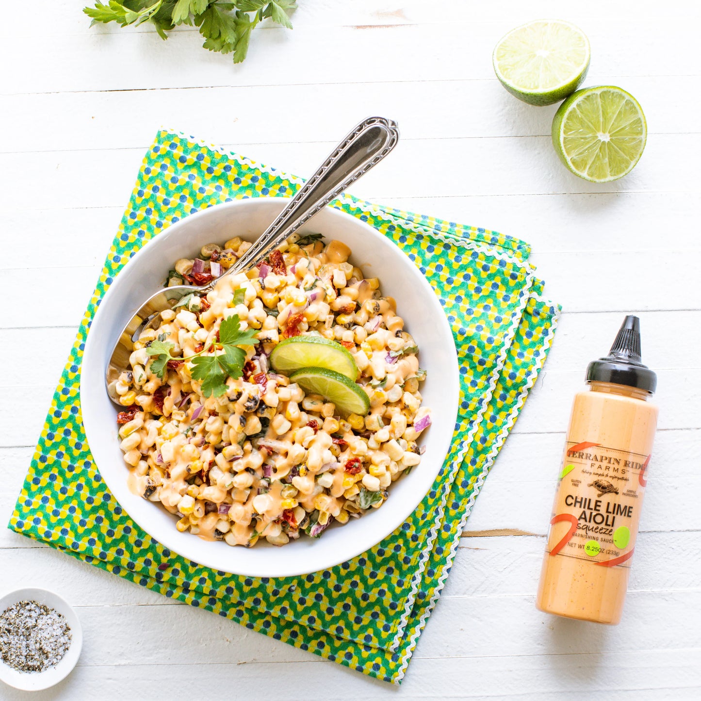Chile Lime Aioli Squeeze Garnishing Sauce