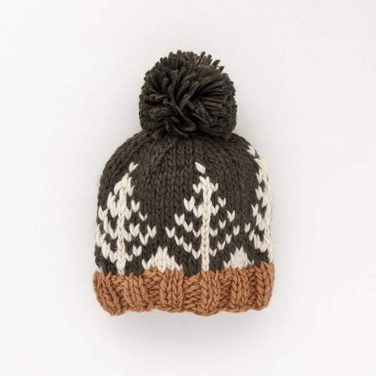 Forest Knit Beanie Hat Loden Baby & Kids: M (6-24 months)