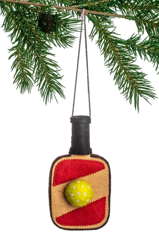 Felt Pickleball Ornament