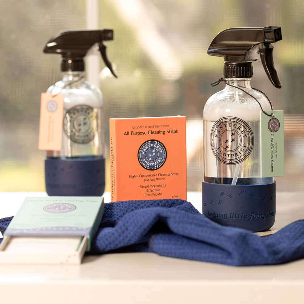 Microfiber Glass & Window Cloths - 2 Cloth Set