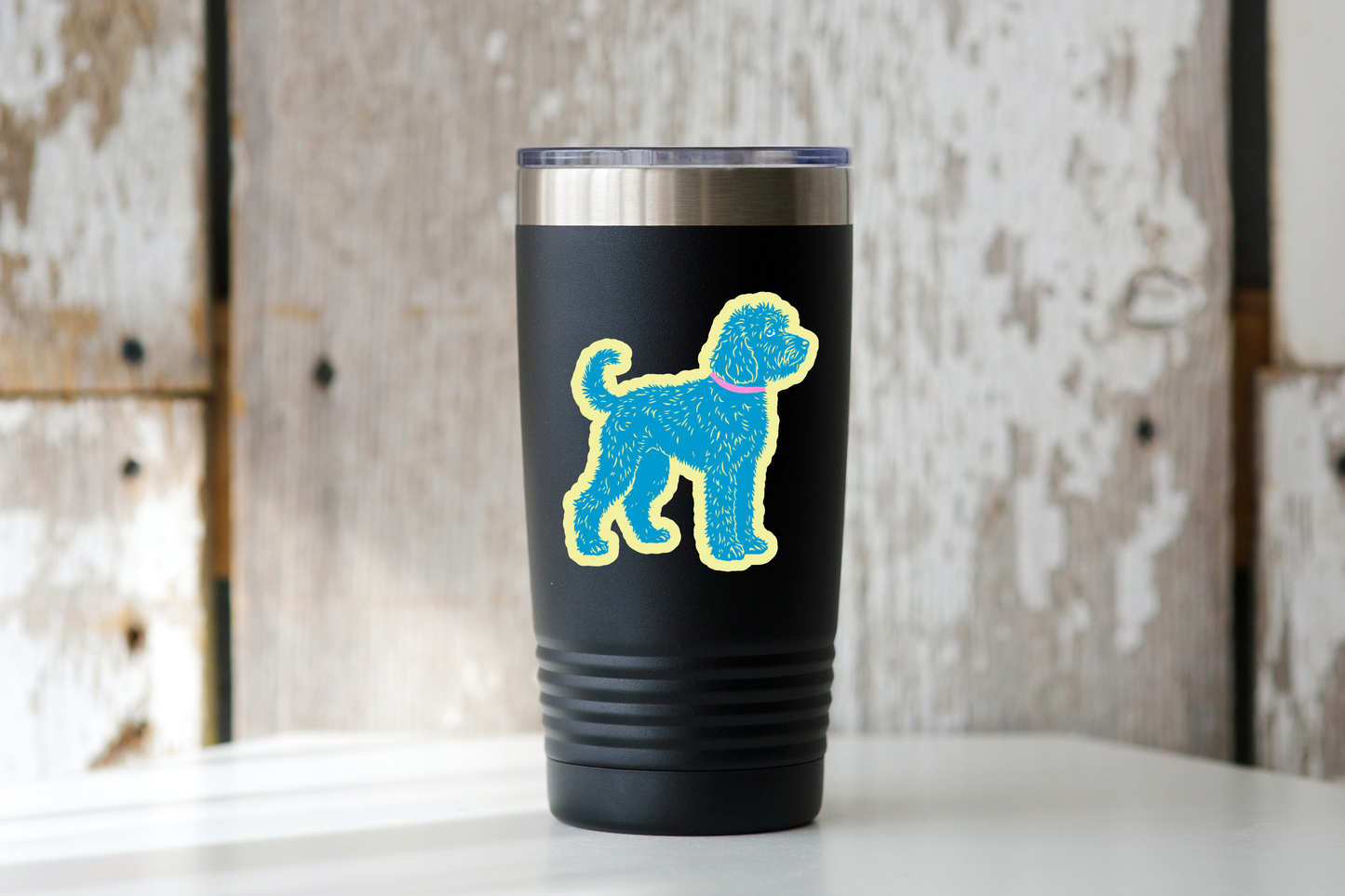 Doodle Sticker - Blue
