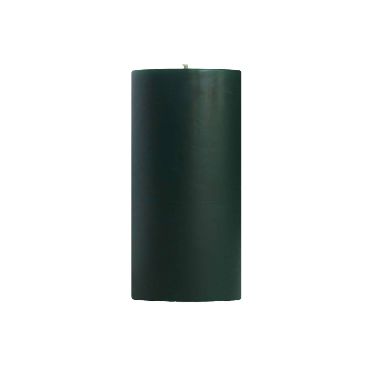 Emerald Green Unscented Pillar Candles: 3x6"