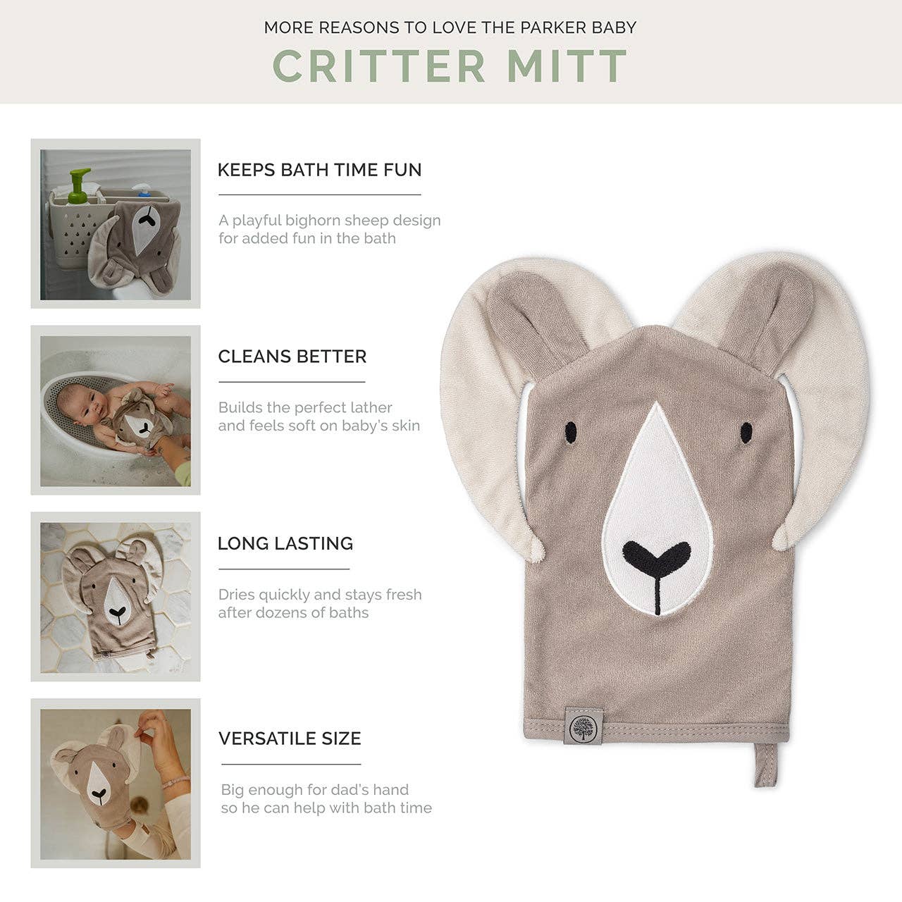 Washcloth Critter Mitt