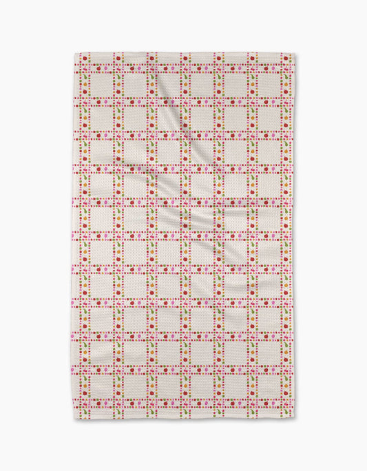 Fruits Plaid Tea Towel