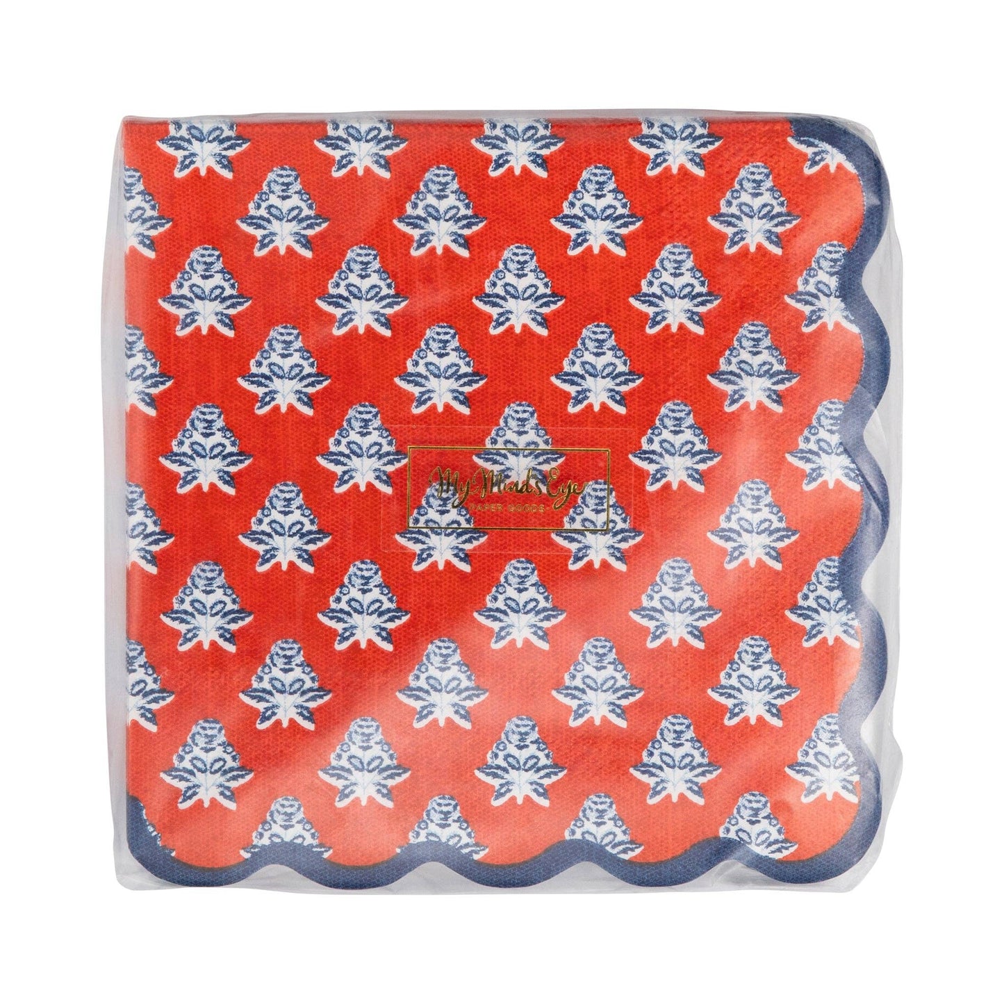 Floral Paper Cocktail Napkin