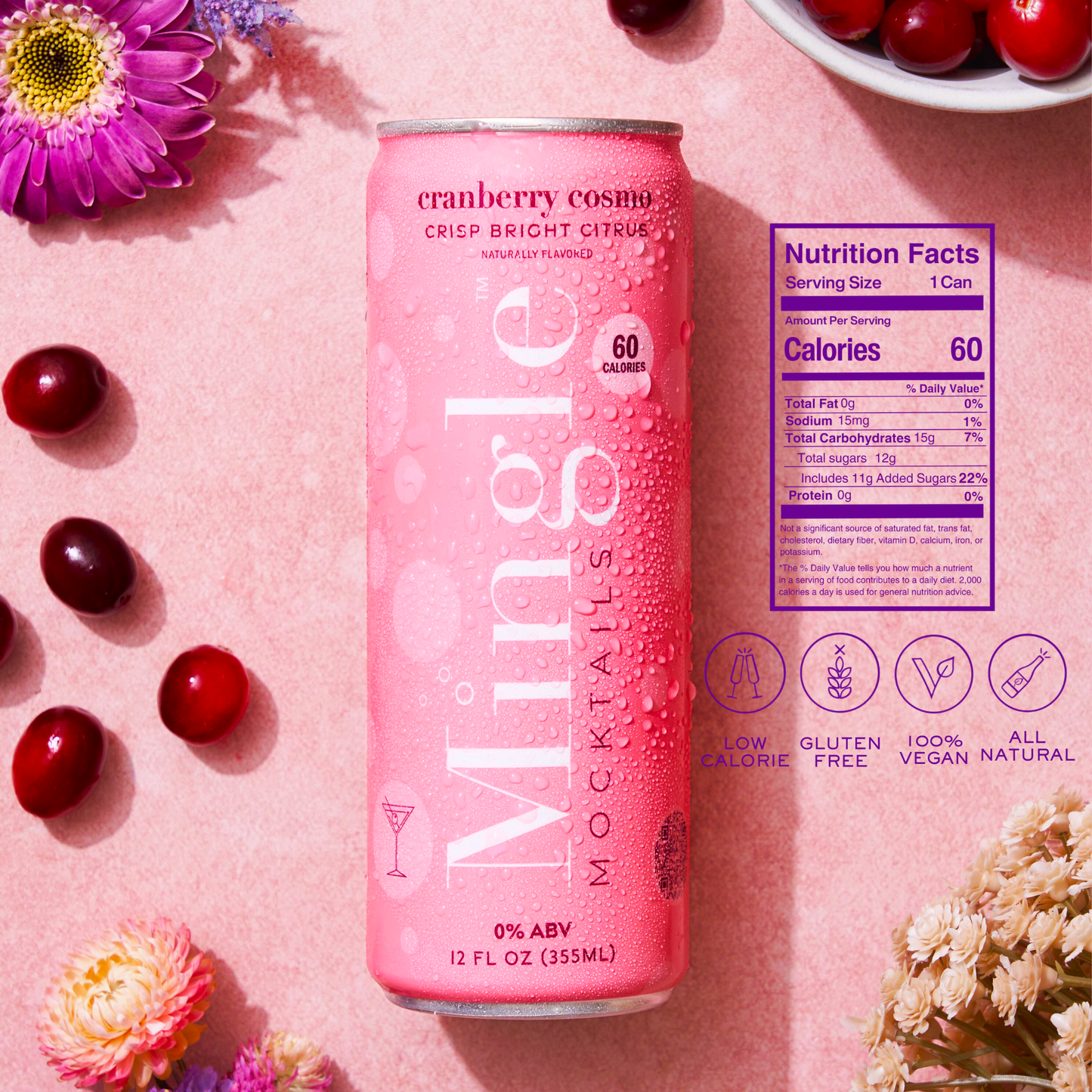 Cranberry Cosmo Non-Alcoholic Cans