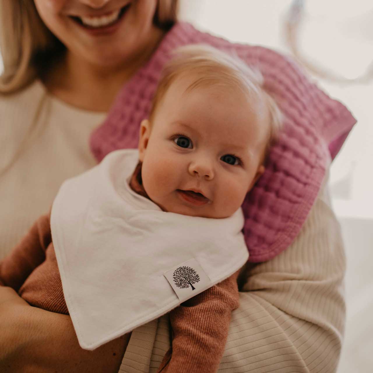 Rose - Muslin Burp Cloths