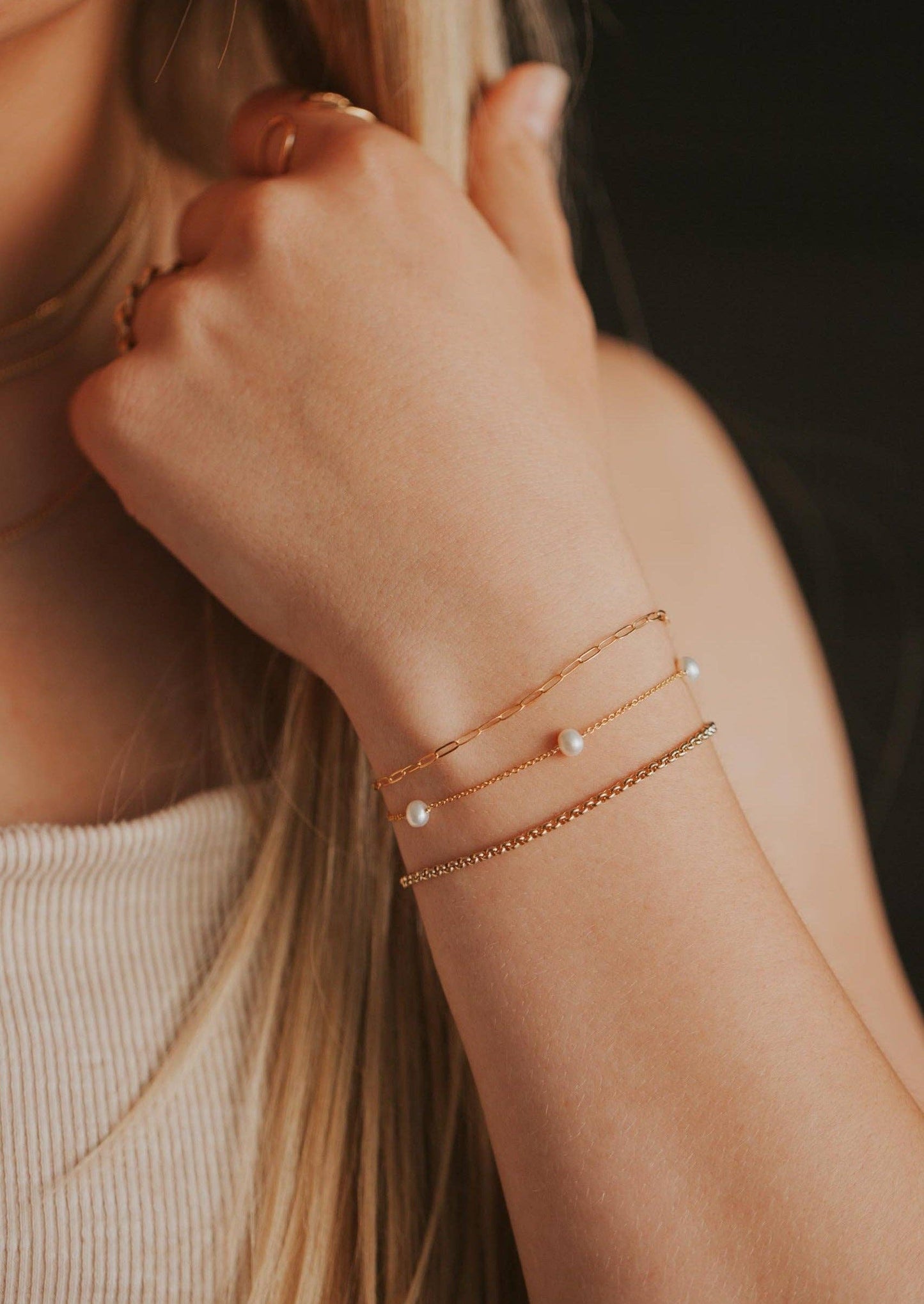 Pearl Bracelet | 14kt Gold Fill