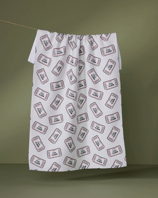 Golden Pass Tea Towel