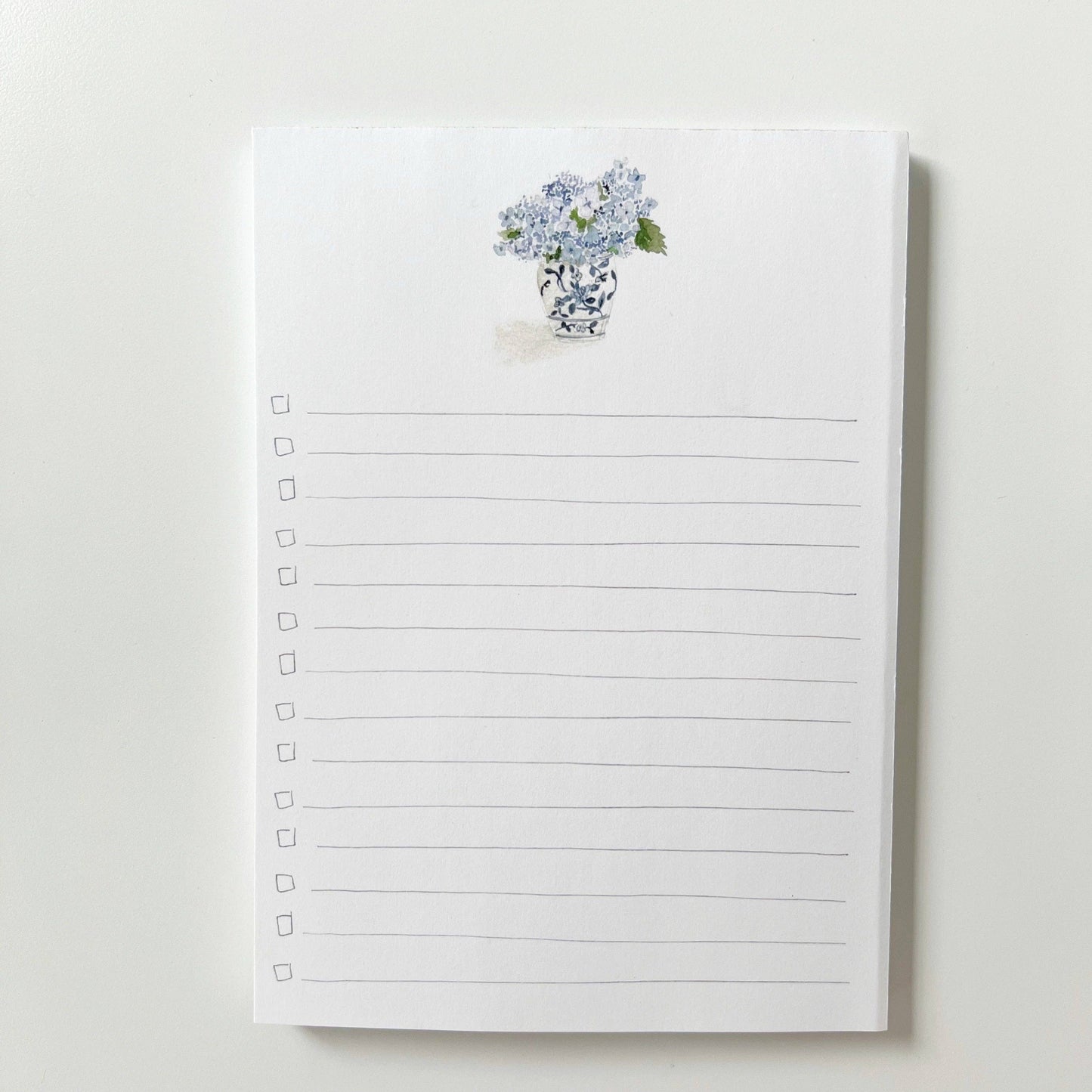 Hobnail bouquet Checklist notepad