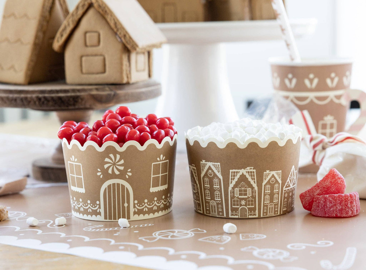 Gingerbread JUMBO Food Cups