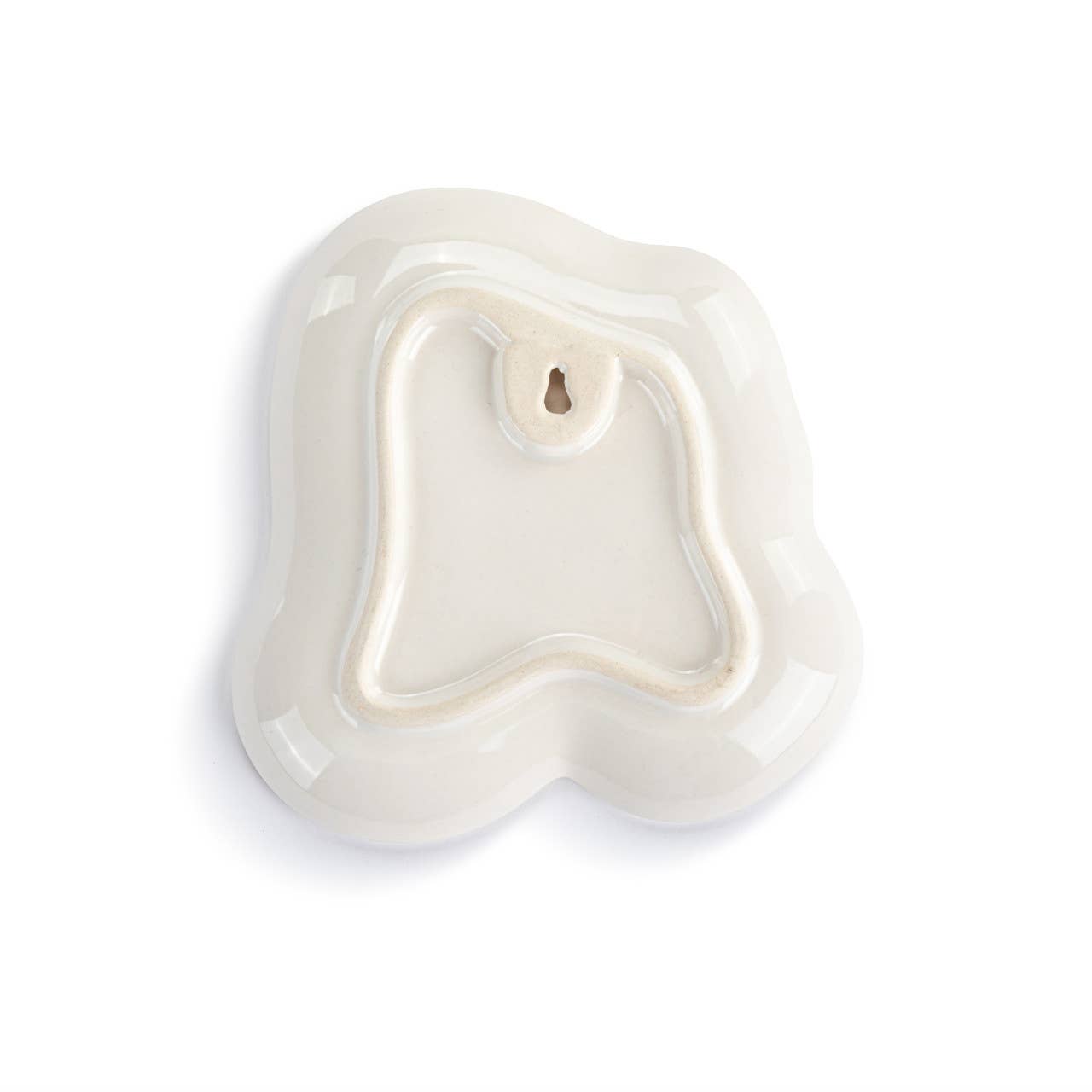 Cherry Shaped Ceramic Plate - 5in