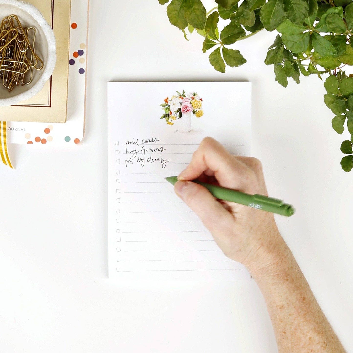 Cottage Checklist notepad